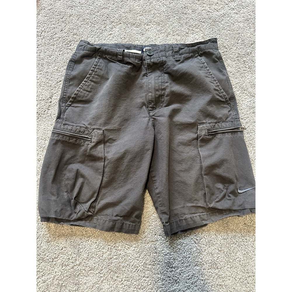 Nike Gray Y2K‎ Cargo Shorts